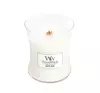 WOODWICK MEDIUM JAR CANDLE DUFTKERZE WHITE TEAK 275G