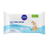 NIVEA BABY 99% PURE WATER FEUCHTTÜCHER FÜR KINDER BIOABBAUBAR 57 STÜCK