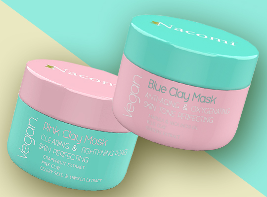 nacomi pink clay mask rosa reinigungs- und zusammenziehende maske