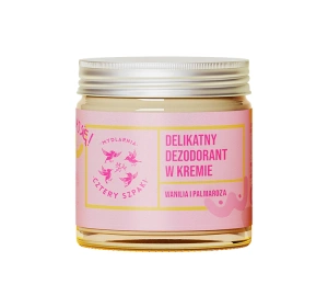 MYDLARNIA CZTERY SZPAKI DEZENTES DEODORANT IN CREME VANILLE UND PALMAROSA 60ML