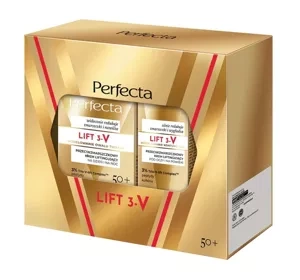 Perfecta Lift 3-V Gesichtspflegeset Tages- & Nachtcreme 50+ + Augencreme