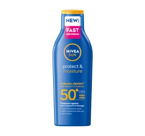 NIVEA SUN PROTECT & MOISTURE SONNENLOTION SEHR HOHER SCHUTZ SPF50 200ML