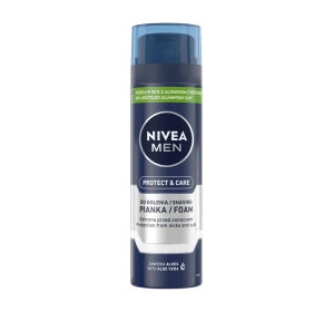 NIVEA MEN Protect&Care Rasierschaum mit Aloe Vera 200ml