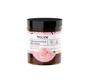 YOLYN NATÜRLICHE MASSAGEKERZE FRAU ROSE 120ML