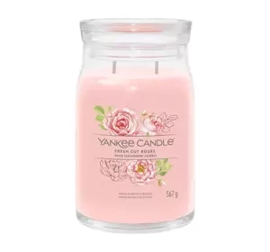 YANKEE CANDLE SIGNATURE DUFTKERZE FRESH CUT ROSES 567G