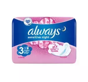 ALWAYS SENSITIVE DAMENBINDEN MIT FLÜGELN 3 NIGHT 7 STÜCK