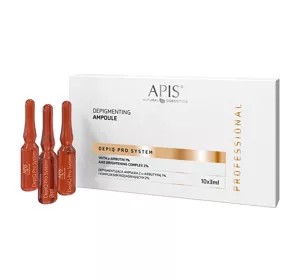 APIS PROFESSIONAL DEPIQ PRO SYSTEM DEPIGMENTIERENDE GESICHTSAMPULLE 10 X 3ML