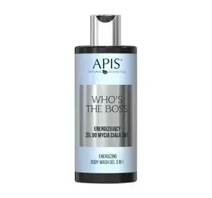 APIS WHO'S THE BOSS ENERGETISIERENDES KÖRPERWASCHGEL 3IN1 300ML