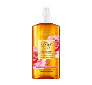 BIELENDA LUXURY BODY OILS KOSTBARES ÖL 3IN1 ROSE, KAMELIE, FEIGENKAKTUS 150ML