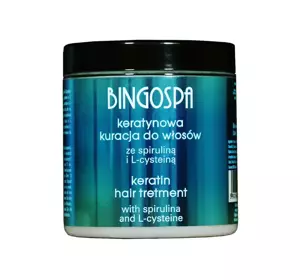 BINGOSPA KERATINKUR FÜR HAARE MIT SPIRULIN UND L-CYSTEIN 250G