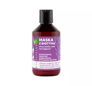 BIOELIXIRE BIOTIN KRÄFTIGENDE MASKE FÜR DÜNNES, SCHWACHES HAAR 300ML