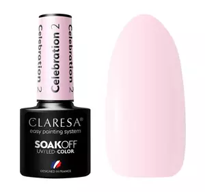 CLARESA SOAK OFF HYBRIDLACK CELEBRATION 2 5ML