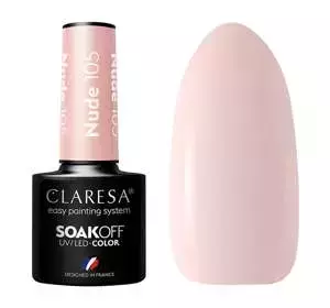 CLARESA SOAK OFF HYBRIDLACK NUDE 105 5ML