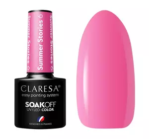 CLARESA SOAK OFF HYBRIDLACK SUMMER STORIES 6 5ML