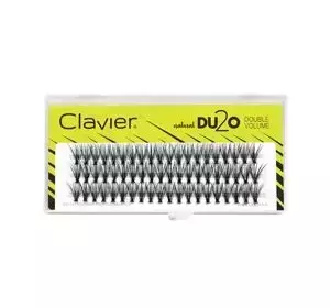 CLAVIER DU2O DOUBLE VOLUME KÜNSTLICHE WIMPERN-BÜSCHEL 11MM