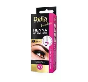 DELIA WIMPERN- UND AUGENBRAUENHENNA IM GEL SCHWARZ 1.0