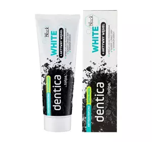 DENTICA BLACK WHITE ZAHNPASTA MIT AKTIVKOHLE WHITENING 75ML