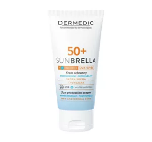 DERMEDIC SUNBRELLA ULTRALEICHTE SCHUTZCREME TROCKENE UND NORMALE HAUT SPF50+