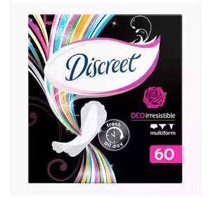 DISCREET DEO IRRESISTIBLE MULTIFORM HYGIENEPADS 60 STÜCK