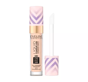 EVELINE LIQUID CAMOUFLAGE CONCEALER MIT HYALURONSÄURE 2.5 LIGHT PEACH WARM 7ML