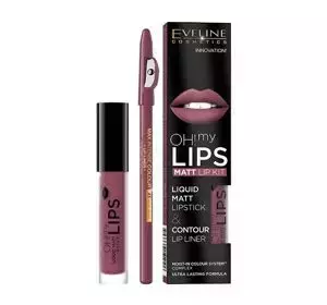 EVELINE OH MY LIPS FLÜSSIGER LIPPENSTIFT + LIPLINER 03