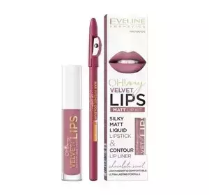 EVELINE OH! MY VELVET LIPS KIT LIPPEN-MAKE-UP-SET 13 BROWNIE BISCOTTI