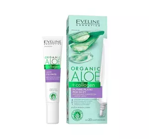 EVELINE ORGANIC ALOE + COLLAGEN FLÜSSIGE AUGENPADS