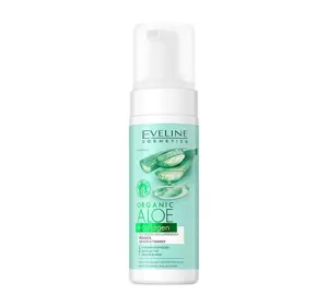 EVELINE ORGANIC ALOE + COLLAGEN REINIGENDER UND HEILENDER GESICHTSSCHAUM 150ML