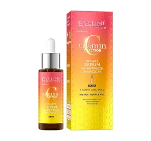 EVELINE VITAMIN C 3X ACTION REICHES SERUM GEGEN ERSTE FALTEN 30ML