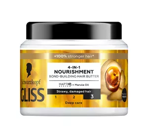 GLISS 4-IN-1 NOURISHMENT HAARMASKE 400ML