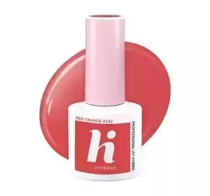 HI HYBRID HYBRID UV NAGELLACK #242 RED ORANGE 5ML