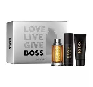 HUGO BOSS THE SCENT EDT SPRAY 100ML + DEODORANT SPRAY 150ML + SG 100ML SET