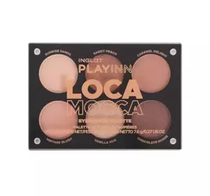 INGLOT PLAYINN LIDSCHATTENPALETTE LOCA MOCCA 7,6G