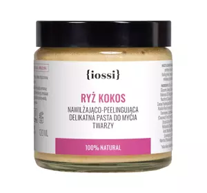 IOSSI PEELING-GESICHTSREINIGUNGSPASTE MIT REISPROTEINEN UND KOKOSEXTRAKT 120ML