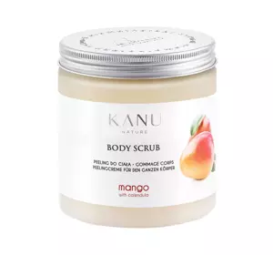 KANU NATURE ENERGETISIERENDES UND REVITALISIERENDES KÖRPERPEELING MANGO MIT CALENDULA 350G