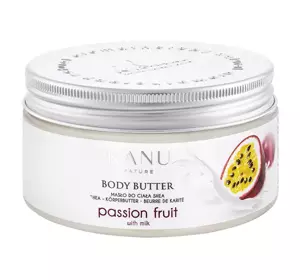 KANU NATURE PFLEGENDE SHEA-KÖRPERBUTTER PASSIONSFRUCHT MIT MILCH 190G