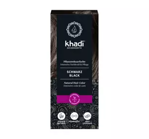 KHADI NATURAL HAIR COLOR HENNA ZUM HAARFÄRBUNG BLACK