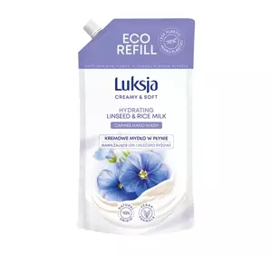 LUKSJA CREAMY & SOFT FLÜSSIGSEIFE LEIN REISMILCH REFIL 900ML