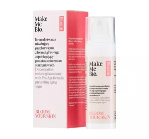 MAKE ME BIO BLOOMI BLOOM YOUR SKIN GESICHTSCREME GEGEN VERFÄRBUNGEN MIT PRO-AGE-FORMEL 30ML