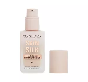 MAKEUP REVOLUTION SKIN SILK SERUM FOUNDATION PFLEGENDE GRUNDIERUNG F2 23ML