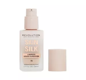 MAKEUP REVOLUTION SKIN SILK SERUM FOUNDATION PFLEGENDE GRUNDIERUNG F3 23ML