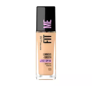 MAYBELLINE FIT ME LUMINOUS + SMOOTH FOUNDATION 120 CLASSIC IVORY 30ML