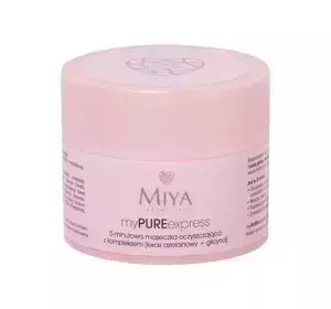 MIYA COSMETICS MYPUREEXPRESS 5-MINUTEN-REINIGUNGSMASKE MIT 5% AZELAINSÄURE + GLYCIN-KOMPLEX 50G