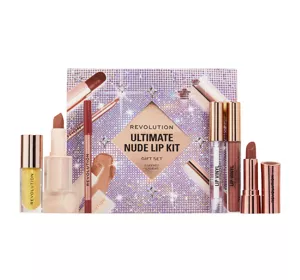 Makeup Revolution Ultimate Nude Lip Kit Kosmetikset für Lippen-Make-up