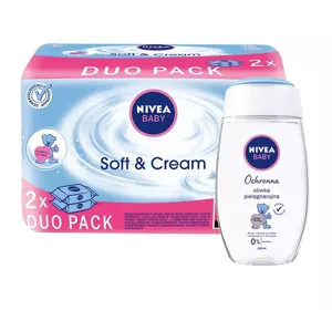 NIVEA BABY KOSMETIKSET FÜR KINDER PFLEGEÖL 200ML + TÜCHER 2X63 STÜCK