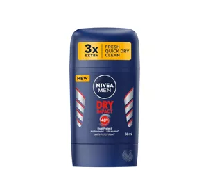 NIVEA MEN DRY IMPACT ANTITRANSPIRANT IM STIFT FÜR MÄNNER 50ML