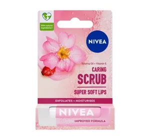 NIVEA SUPER SOFT LIPS LIPPENPEELING WILDROSE  4,8G