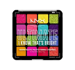 NYX PROFESSIONAL MAKEUP ULTIMATE LIDSCHATTENPALETTE I KNOW THAT'S BRIGHT 12,8G