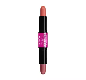 NYX PROFESSIONAL MAKEUP WONDER STICK DOPPELSEITIGES STIFT-ROUGE 02 HONEY ORANGE + ROSE 2x4G