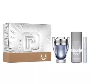 PACO RABANNE INVICTUS EDT SPRAY 100ML + 10ML + DEODORANT 150ML SET